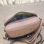 Gucci Soho leather disco bag nude 308364