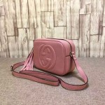 Gucci Soho leather disco bag pink 308364