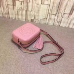 Gucci Soho leather disco bag pink 308364