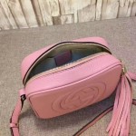 Gucci Soho leather disco bag pink 308364