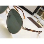 Gucci aviator metal sunglasses 461665 tortoiseshell