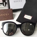 Gucci round frame acetate sunglasses 461696 with web