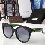 Gucci round frame acetate sunglasses 461696 with web