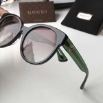 Gucci round frame acetate sunglasses 461696 with web