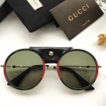 Gucci round frame metal sunglasses 461703-2330