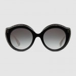 Gucci Round-frame acetate sunglasses 491441-1011