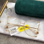 Gucci Oversize round-frame metal glasses 506215