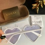 Gucci Heart-frame acetate sunglasses 520119-9077