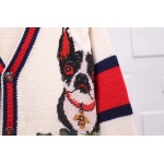 Gucci Women's cardigan with Orso and Bosco 501426