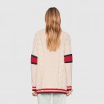 Gucci Women's cardigan with Orso and Bosco 501426