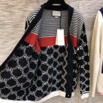 Gucci GG and stripes knit cardigan 523048