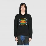 Gucci Cotton sweatshirt with Gucci logo black 454585_x5j57