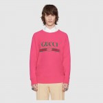 Gucci Cotton sweatshirt with gucci logo 462018_X5S85