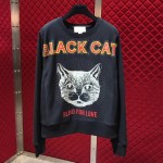 Gucci Cotton sweatshirt with Black Cat print 475373_X3I36