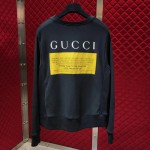 Gucci Cotton sweatshirt with Black Cat print 475373_X3I36