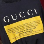 Gucci Cotton sweatshirt with Black Cat print 475373_X3I36