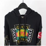 Gucci logo sweatshirt with crystals 475374 