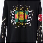 Gucci logo sweatshirt with crystals 475374 