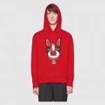 Gucci Men's sweatshirt with Orso patch 475374 X9P13