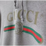 Gucci logo sweatshirt with dragon grey 475374 X9V46