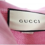 Gucci logo sweatshirt with dragon pink 475374 X9V46