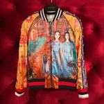 Gucci Unskilled Worker reversible silk bomber 486822