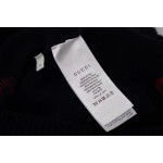 Gucci Wool knit sweater with bat embroidery 487086 X9M32