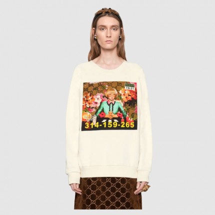  Gucci Ignasi Monreal print sweatshirt 489677 X3L79