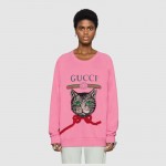 Gucci logo sweatshirt with Mystic Cat ‎489677 X9N16