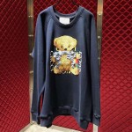 Gucci logo sweatshirt with teddy bear 489677 X9N17