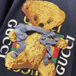 Gucci logo sweatshirt with teddy bear 489677 X9N17