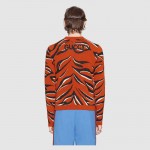 Gucci Tiger intarsia wool sweater 496680 X9I76