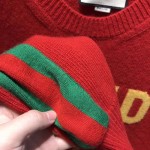 Gucci "Blind for Love" and bee wool sweater ‎496684 X9I80