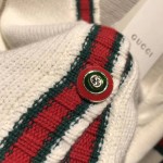  Gucci Web cable knit wool cardigan 497037 X1561