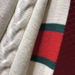  Gucci Web cable knit wool cardigan 497037 X1561