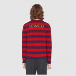 Gucci Striped wool sweater with bee ‎499248 X9I87