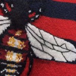 Gucci Striped wool sweater with bee ‎499248 X9I87