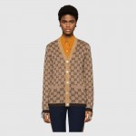 Gucci GG jacquard wool cardigan 501251