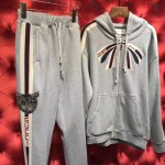 Gucci stripe zip up sweatshirt and pants 505527 X9P84