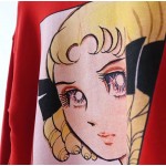 Gucci Manga print cotton sweatshirt red 539088