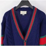  Gucci Oversize cable knit cardigan 497037