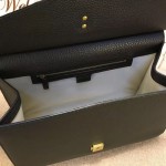 Gucci GG Marmont leather top handle bag black