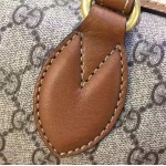 Gucci GG Supreme top handle bag brown