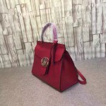 Gucci GG Marmont leather top handle bag red 421890