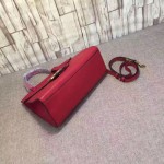 Gucci GG Marmont leather top handle bag red 421890