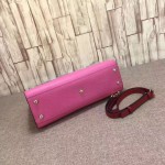 Gucci Soho leather top handle bag fuchsia-red 431571