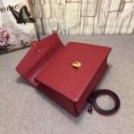 Gucci Sylvie leather top handle bag red 431665