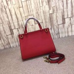 Gucci GG Marmont leather top handle mini bag red 442622