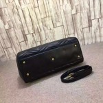 Gucci GG Marmont matelassé top handle bag black 443505