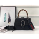 Gucci Dionysus medium top handle bag black 448075